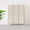 armario madera maciza estilo nordico color natural con nudos