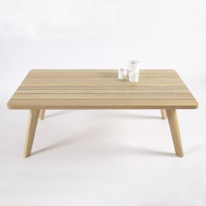mesa centro original en madera maciza