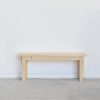 banco de madera natural de abeto macizo a medida