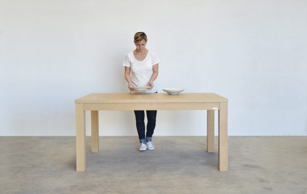 mesa de comedor madera roble