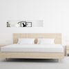 dormitorio en madera maciza diseño color natural