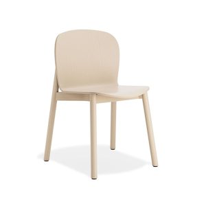 silla de diseño nordico color natural toda madera